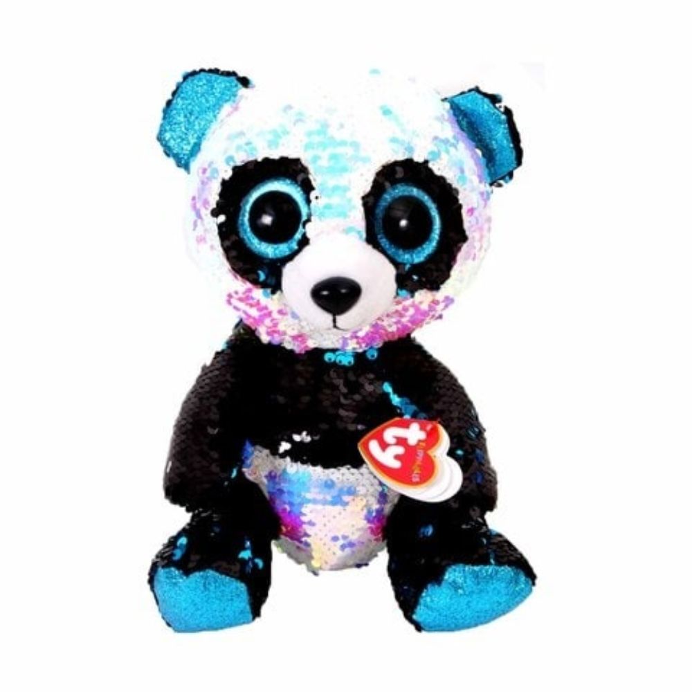 TY Beanie Boos Flippable Panda Bamboo Med 10"