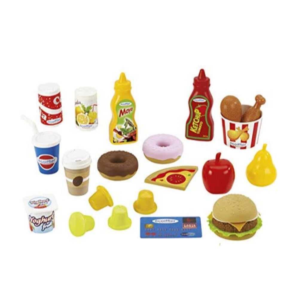 Ecoiffier 100% Chef Fast Food Center 23 Accessories  Image#2