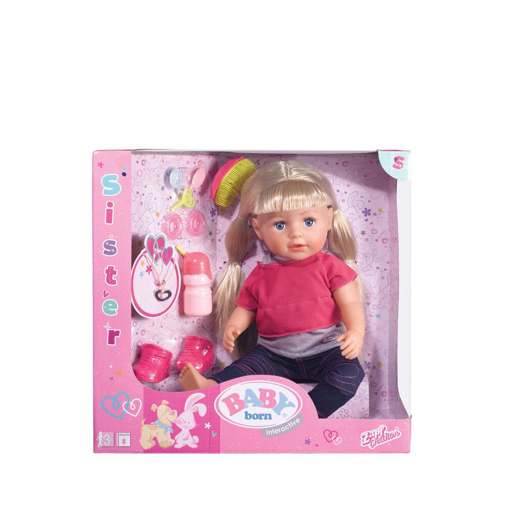 Baby born interactive sister doll online