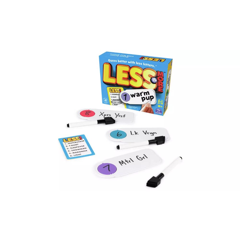 Spin Master Less is More Board Game Spin Master Less is More Board Game