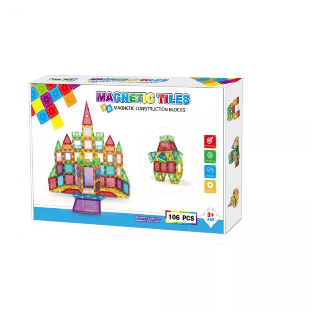 Magnetic Blocks 106 pcs