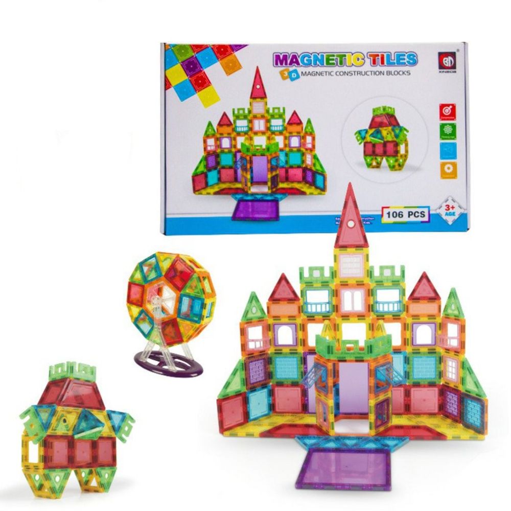 Magnetic Blocks 106 pcs