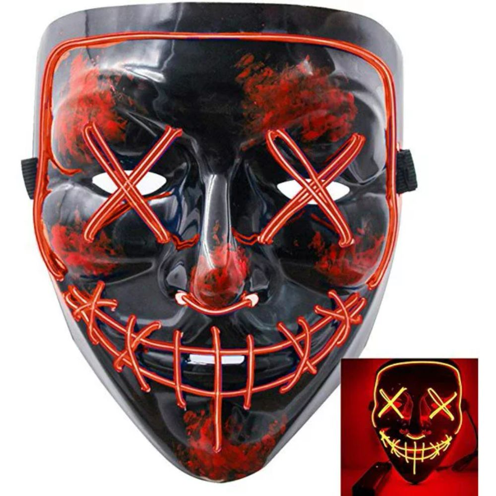 Kids Land Halloween Led Mask Red