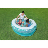 Bestway Sparkle Shell Kiddie Pool 1.50 m x 1.27 m x 43 cm