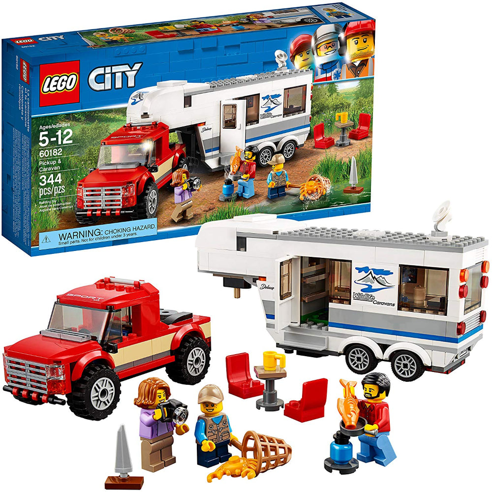 Lego City Pickup & Caravan (344 Pieces)  Image#1