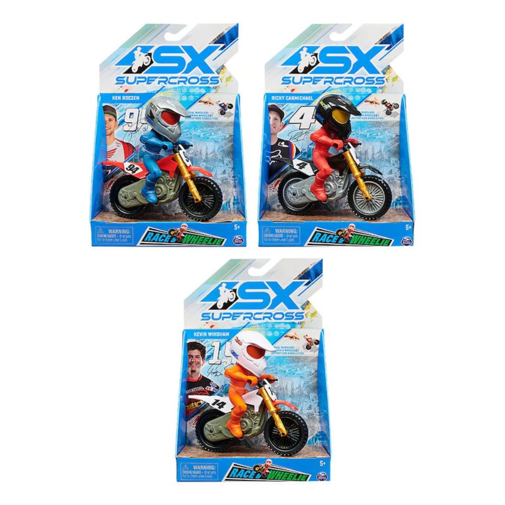 Super Cross Race & Wheel Feature Motorcycle Assorted Super Cross Race & Wheel Feature Motorcycle Assorted
