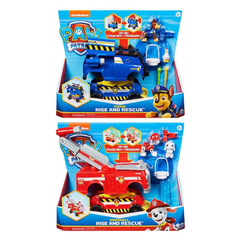 Paw Patrol Rise N Rescue Feature Vehicle Assorted