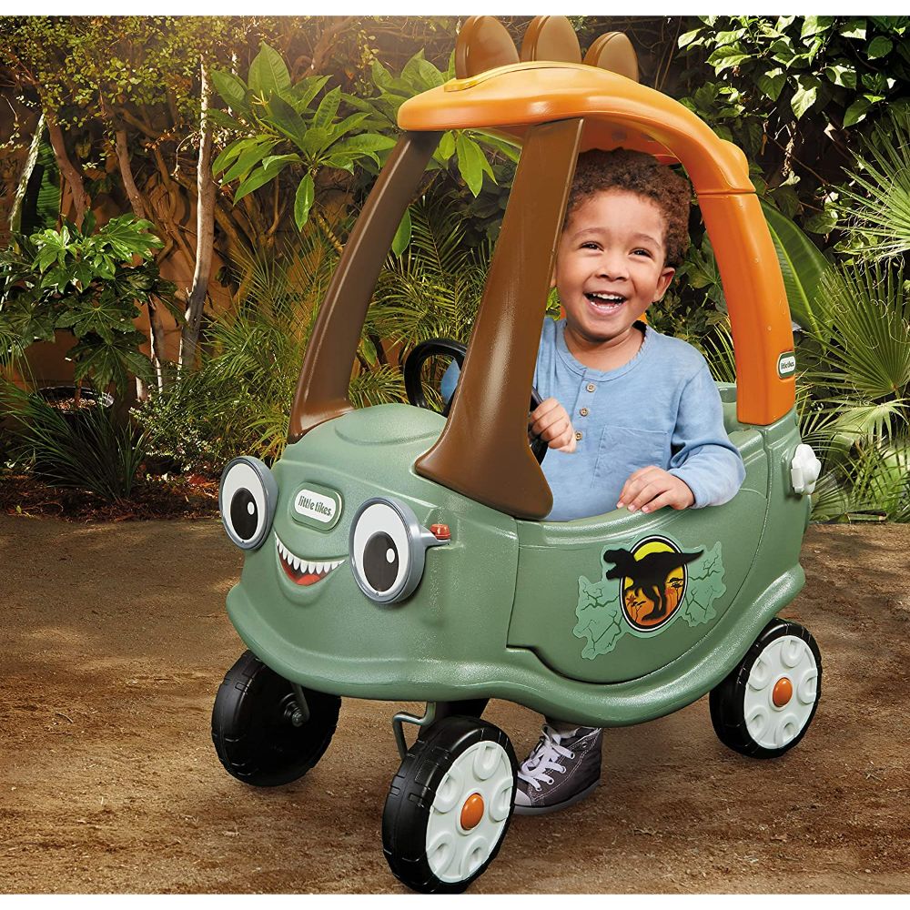 T-Rex Cozy Coupe by Little Tikes Dinosaur Ride-On Car for Kids