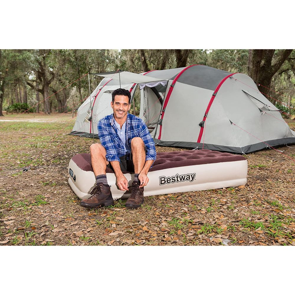 Bestway Pavillo 75 X 38 X 15 / 1.91m X 38cm Journey Airbed Twin With Battery Built In Pump