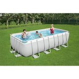 Bestway - Power Steel Rectangular Pool Set 4.88m x 2.44m x 1.22m