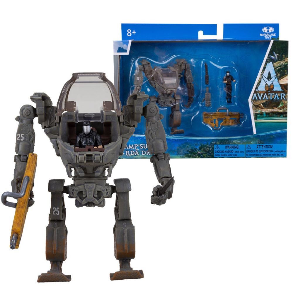 McFarlane World Of Pandora Avatar : Amp Suit W/ RDA Driver And CET-OPS Crab Suit ( Each Sold Separately)