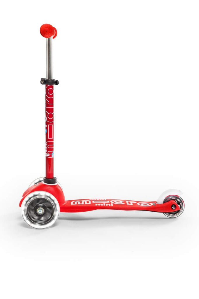 Microscooter Mini Micro scooter Deluxe Red - LED