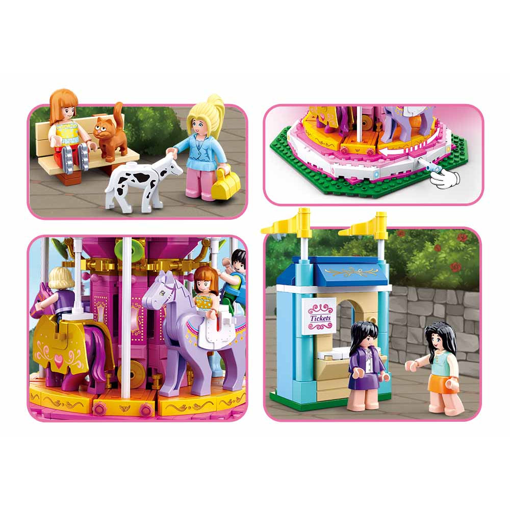 Sluban Girl Dream-Merry-Go-Round(762Pcs)  Image#4