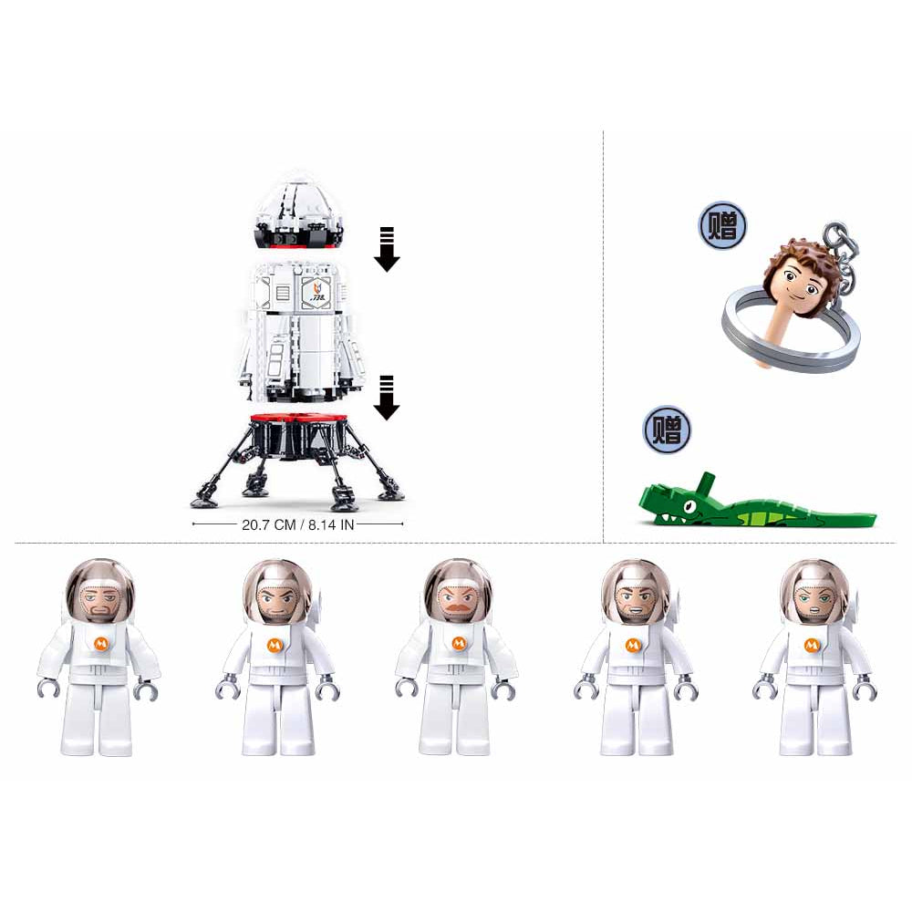 Sluban Space-Rocket Base(733Pcs)  Image#2