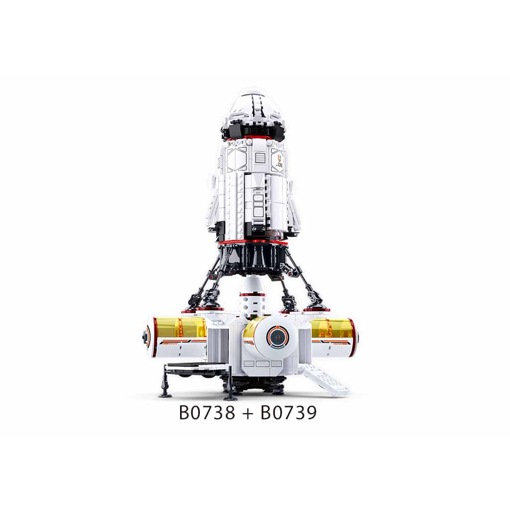 Sluban Space-Rocket Base(733Pcs)  Image#4