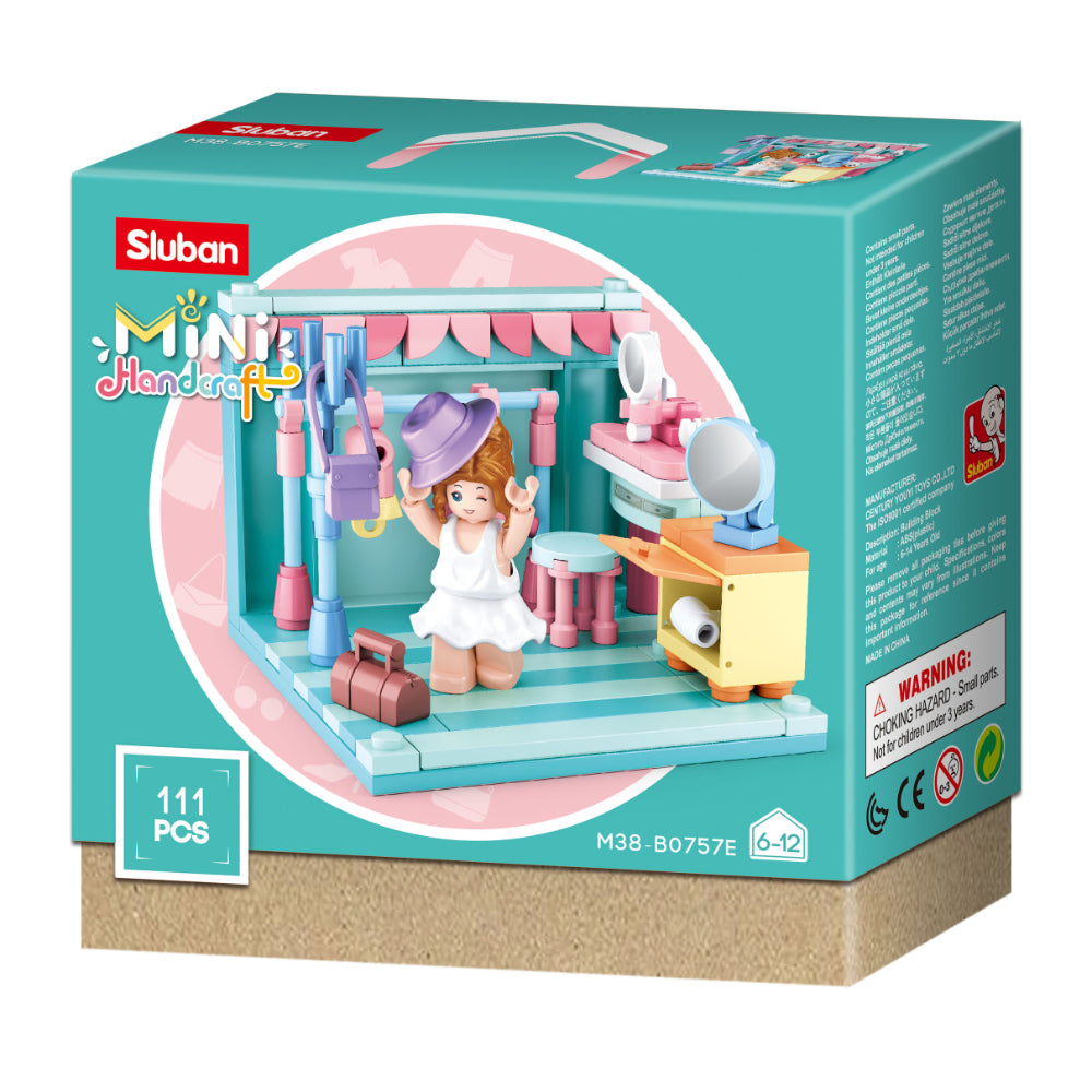 Sluban Mini Handcraft-Dressing Room(111Pcs)  Image#1