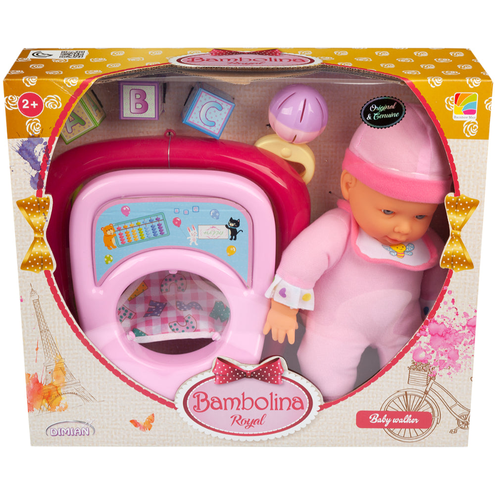 Bambolina Amore 30CM Baby Doll With Baby Walker & Accessories  Image#1