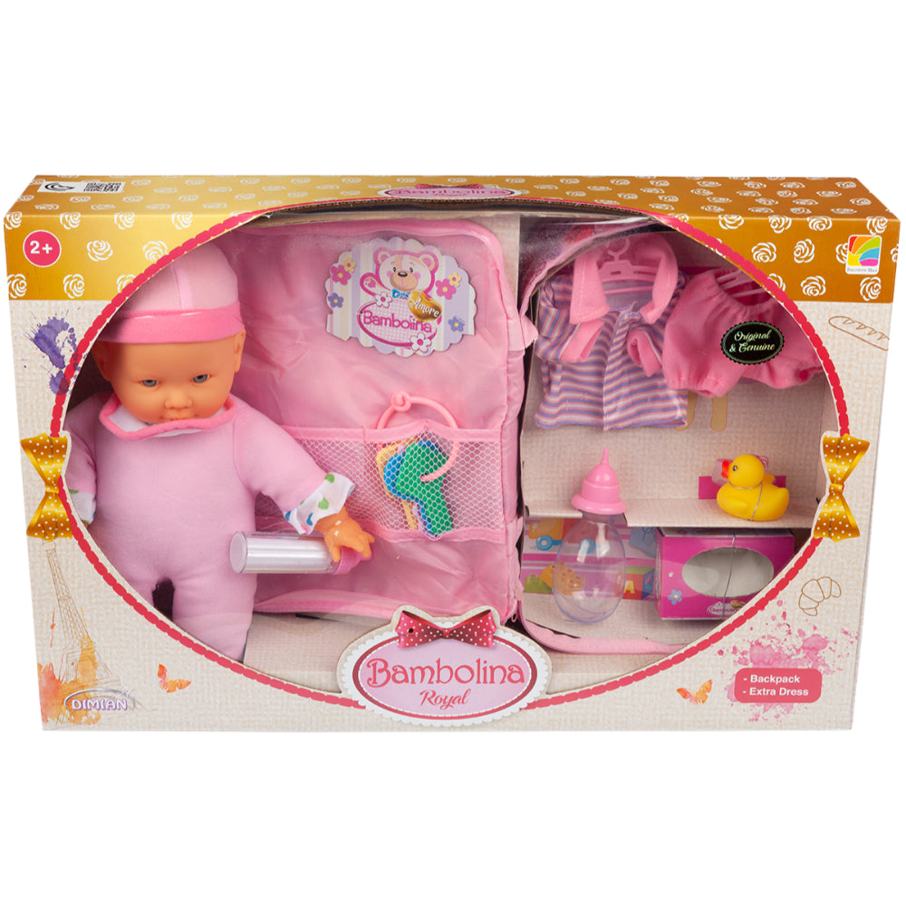 Bambolina Amore 30cm Doll With Backpack & Accessories  Image#1