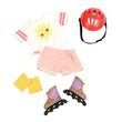 Our Generation - Rollerblades & Outfit