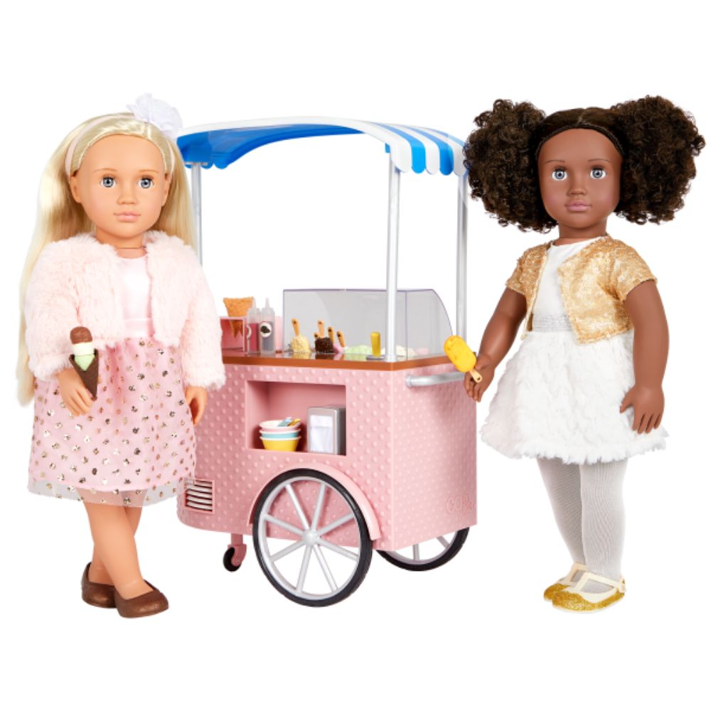 Our Generation Rolling Ice Cream Cart
