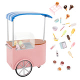 Our Generation Rolling Ice Cream Cart