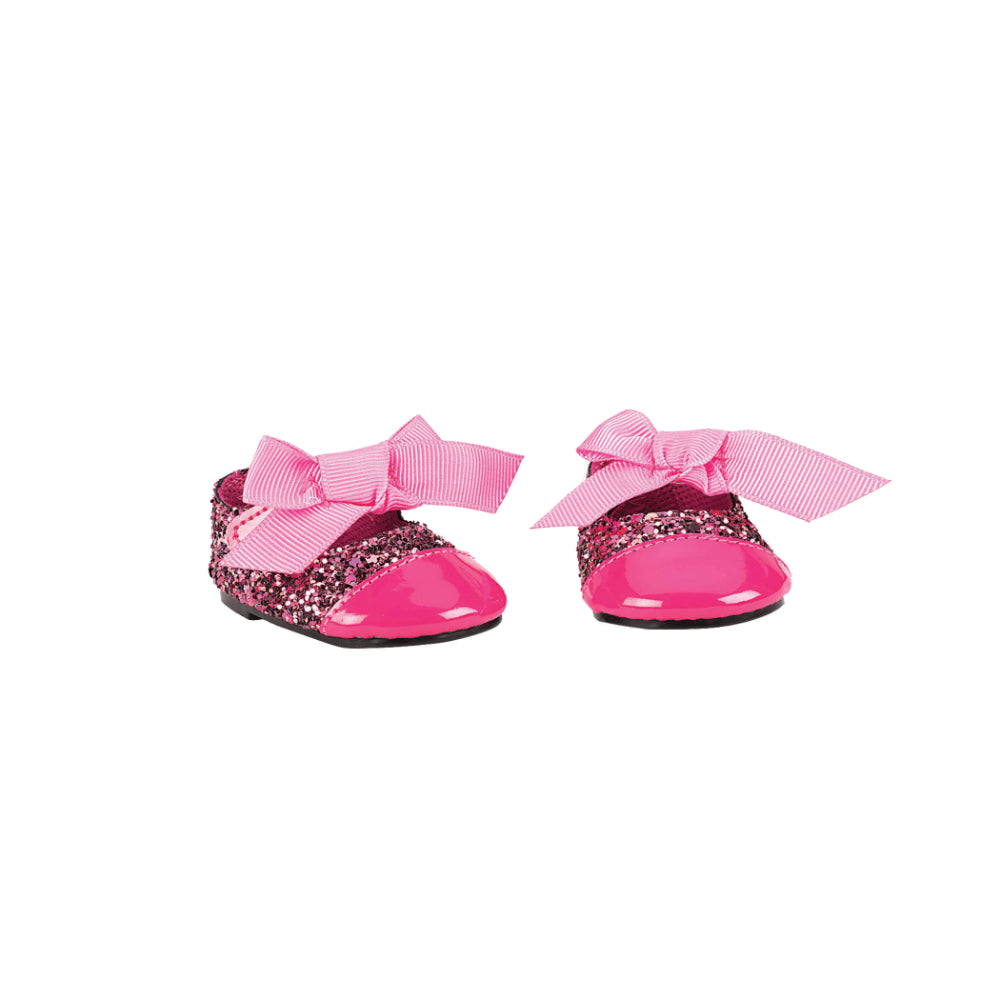 Our Generation: Glittering Fuchsia Shoes with Bow
