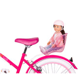 Our Generation Children's 20-inch Bicycle with Doll Seat and Doll Helmet
