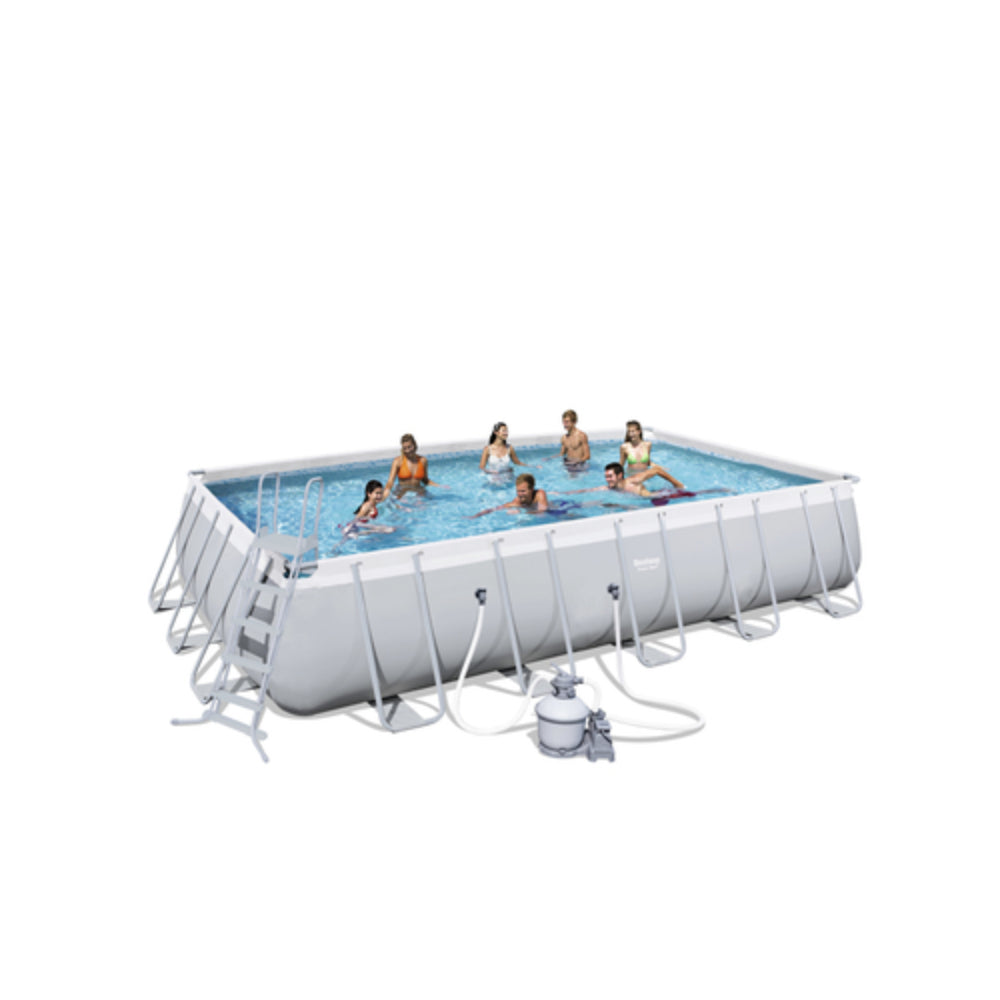 Bestway - Power Steel Rectangular Pool Set (6.71m x 3.66m x 1.32m)  Image#1