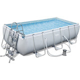 Bestway Power Steel 13'3" x 6'7" x 39.5"/4.04m x 2.01m x 1.00m Rectangular Pool Set  Image#2