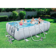 Bestway Power Steel 13'3" x 6'7" x 39.5"/4.04m x 2.01m x 1.00m Rectangular Pool Set  Image#1