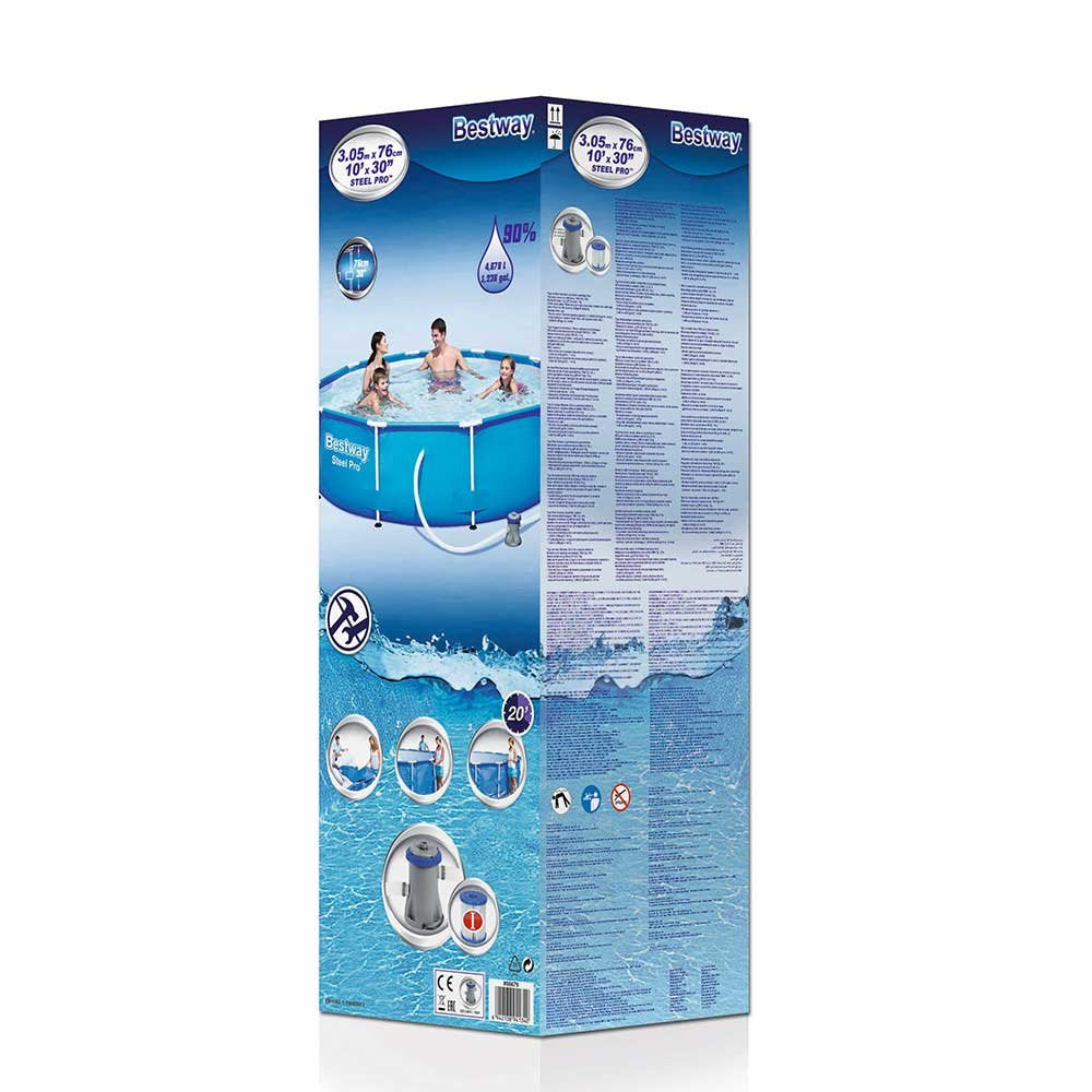 Bestway 10' x 30"/3.05m x 76cm Pool Set  Image#3
