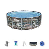 Bestway 14' x 48"/4.27m x 1.22m Pool Set  Image#1