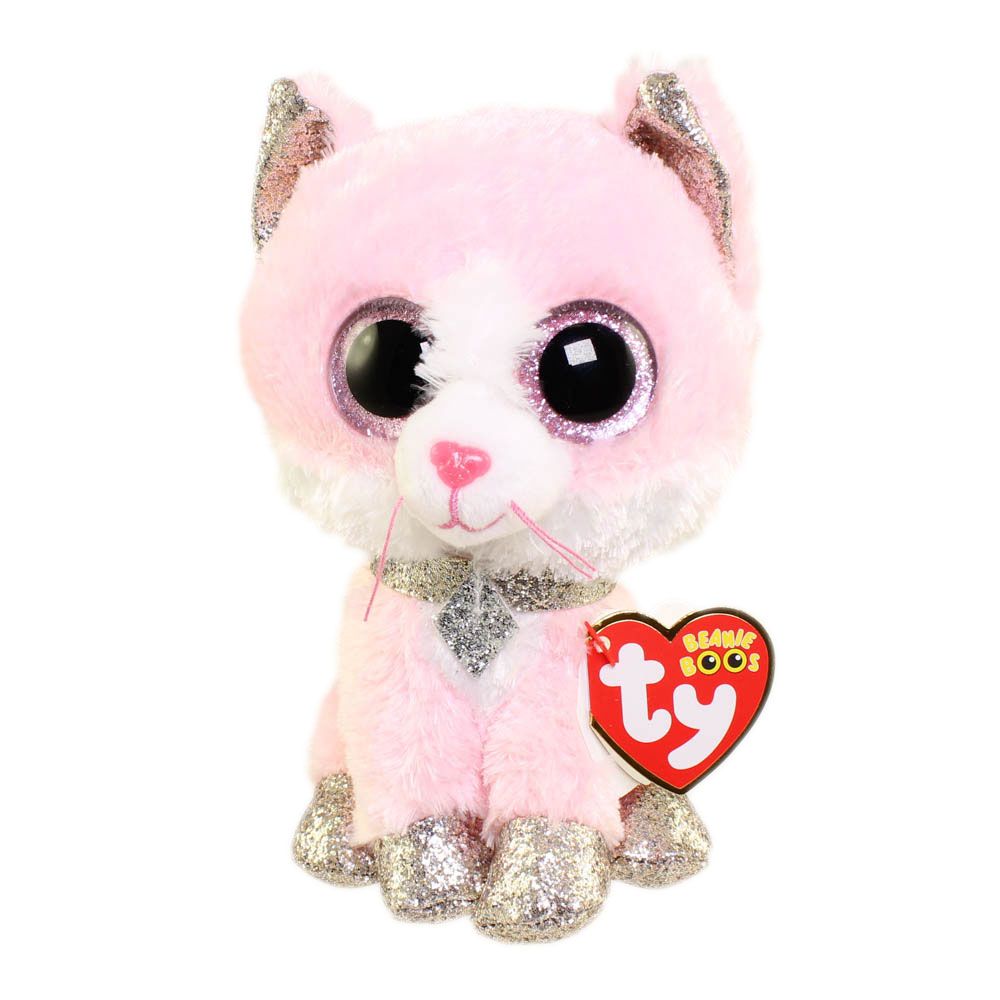TY Beanie Boos Cat Fiona Pink Reg