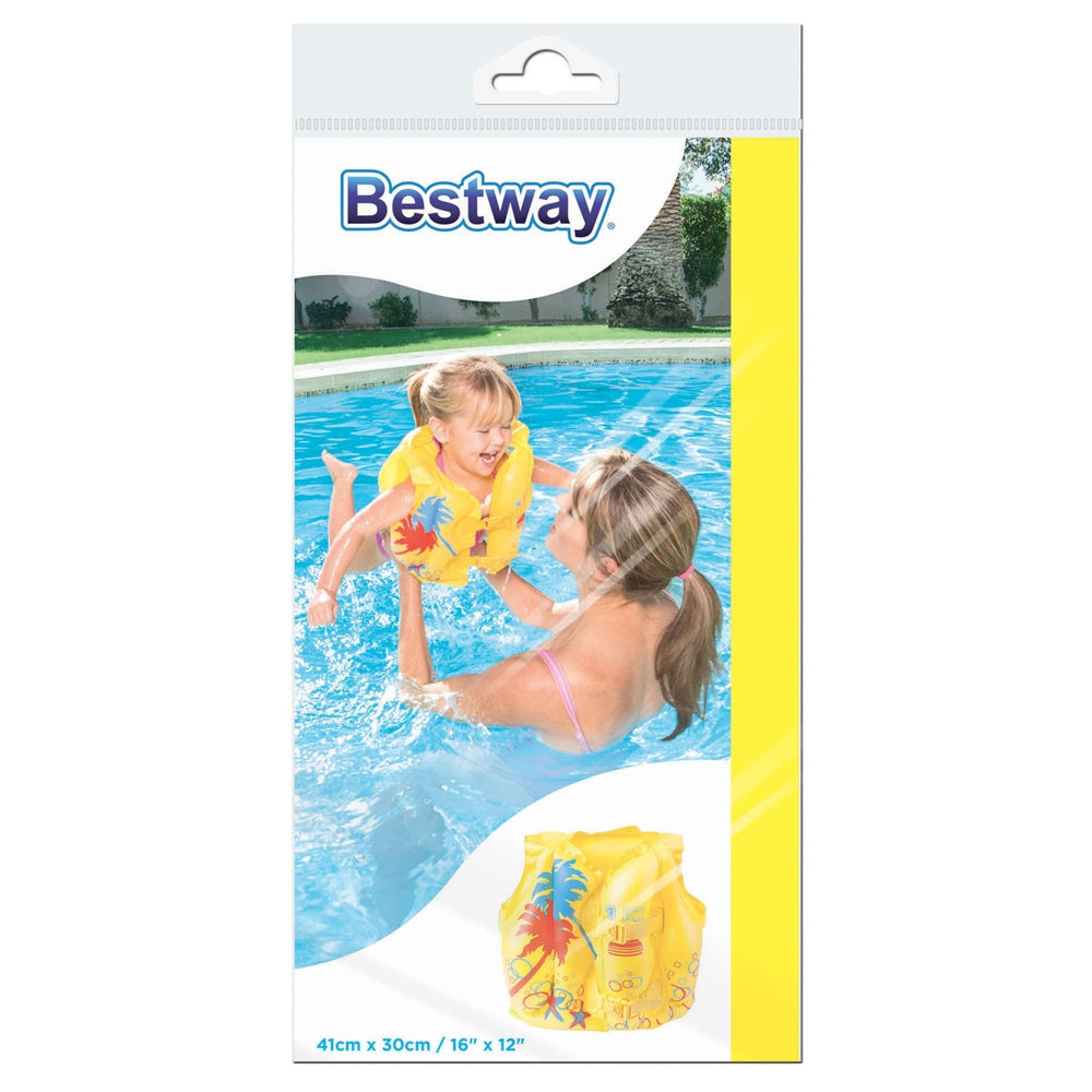 Bestway 41cm x 30cm Tropical Swim Vest Bestway 41cm x 30cm Tropical Swim Vest