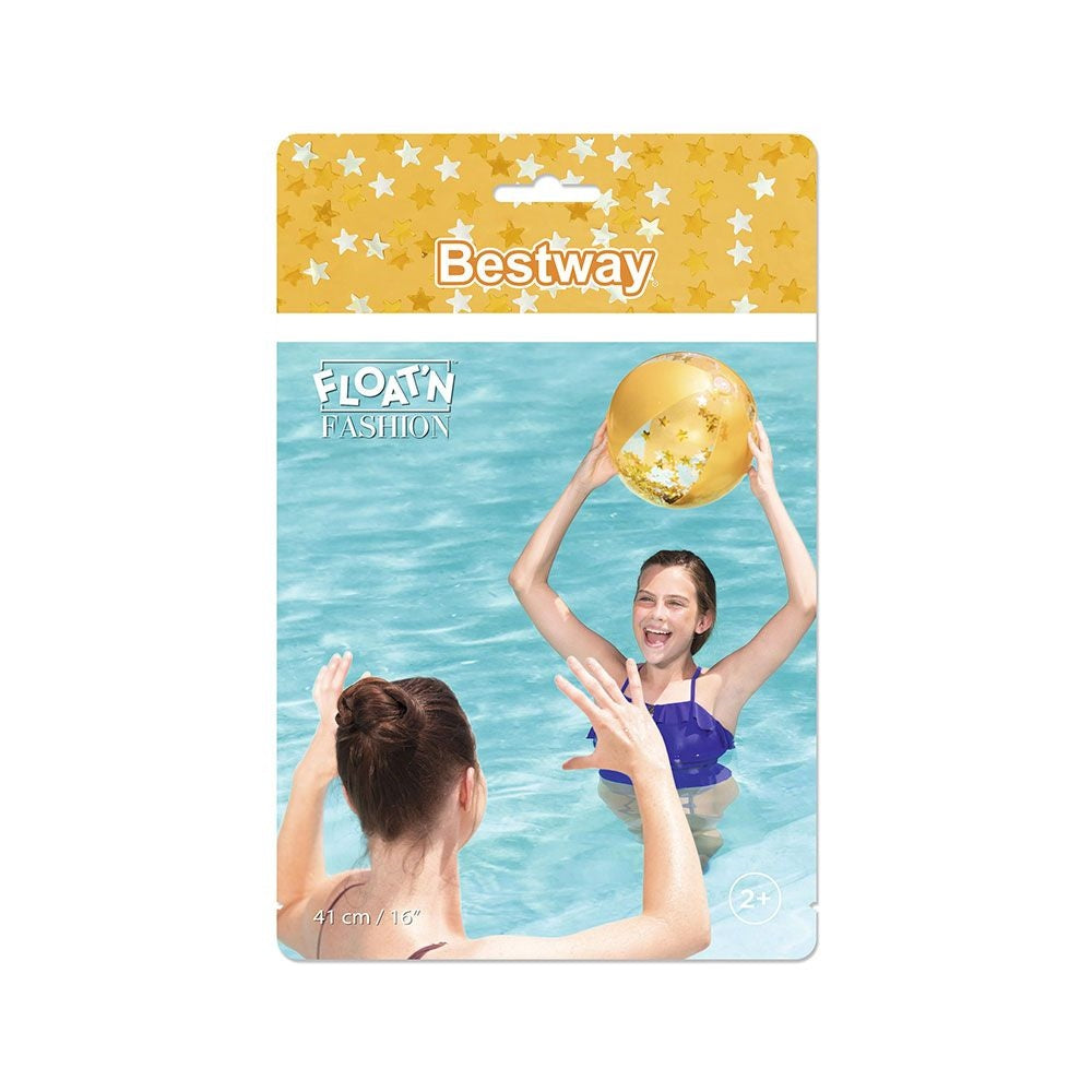 Bestway Beach Ball Glitter 41Cm Assorted Bestway Beach Ball Glitter 41Cm Assorted