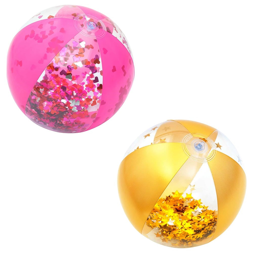 Bestway Beach Ball Glitter 41Cm Assorted (Sold Separately-Subject To Availability)  Image#1