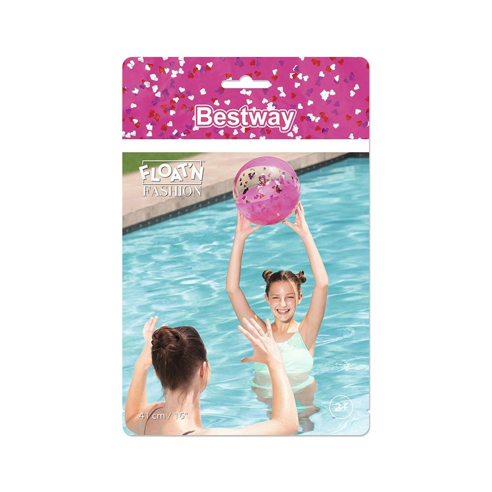 Bestway Beach Ball Glitter 41Cm Assorted Bestway Beach Ball Glitter 41Cm Assorted