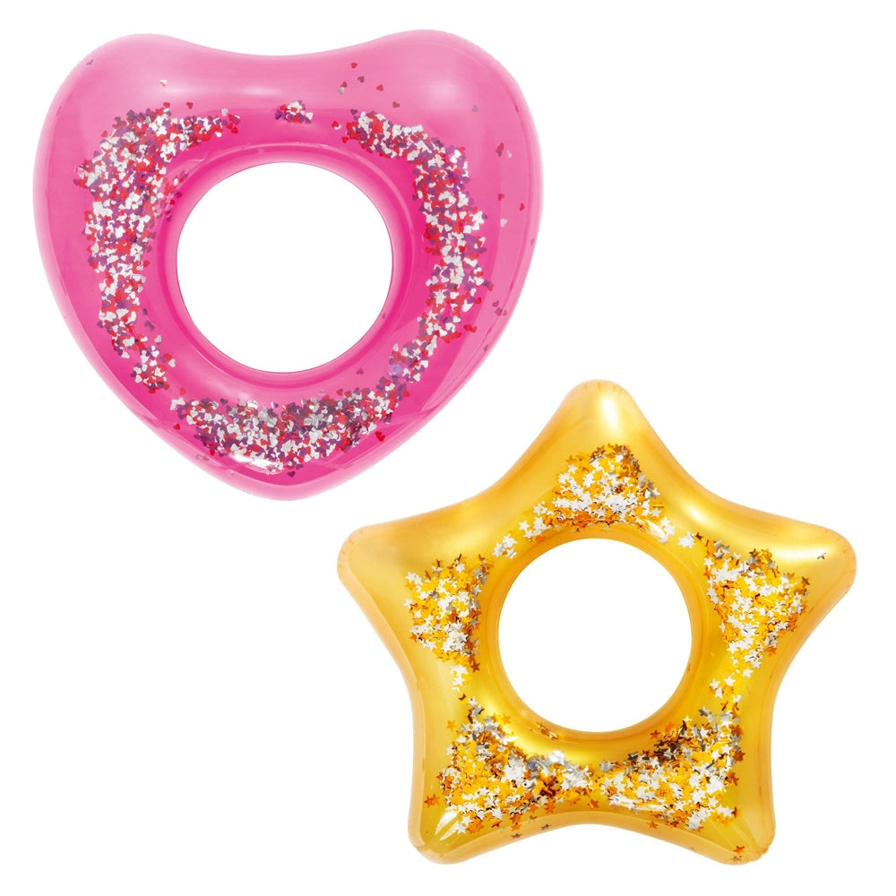 Bestway Glitter Fusion Swim Ring 91cm Assorted (Sold Separately-Subject To Availability)  Image#1