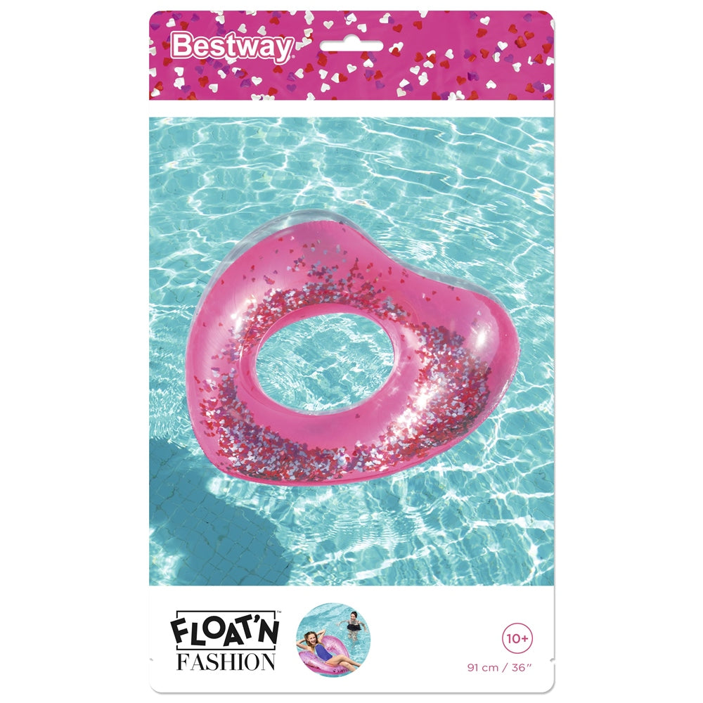 Bestway Glitter Fusion Swim Ring 91cm Assorted (Sold Separately-Subject To Availability) Bestway Glitter Fusion Swim Ring 91cm Assorted (Sold Separately-Subject To Availability)