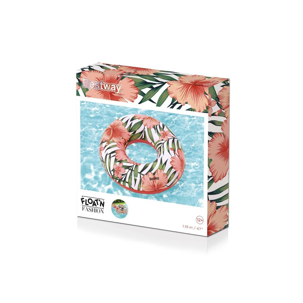 Bestway Tropical Palms Swim Ring  Image#1