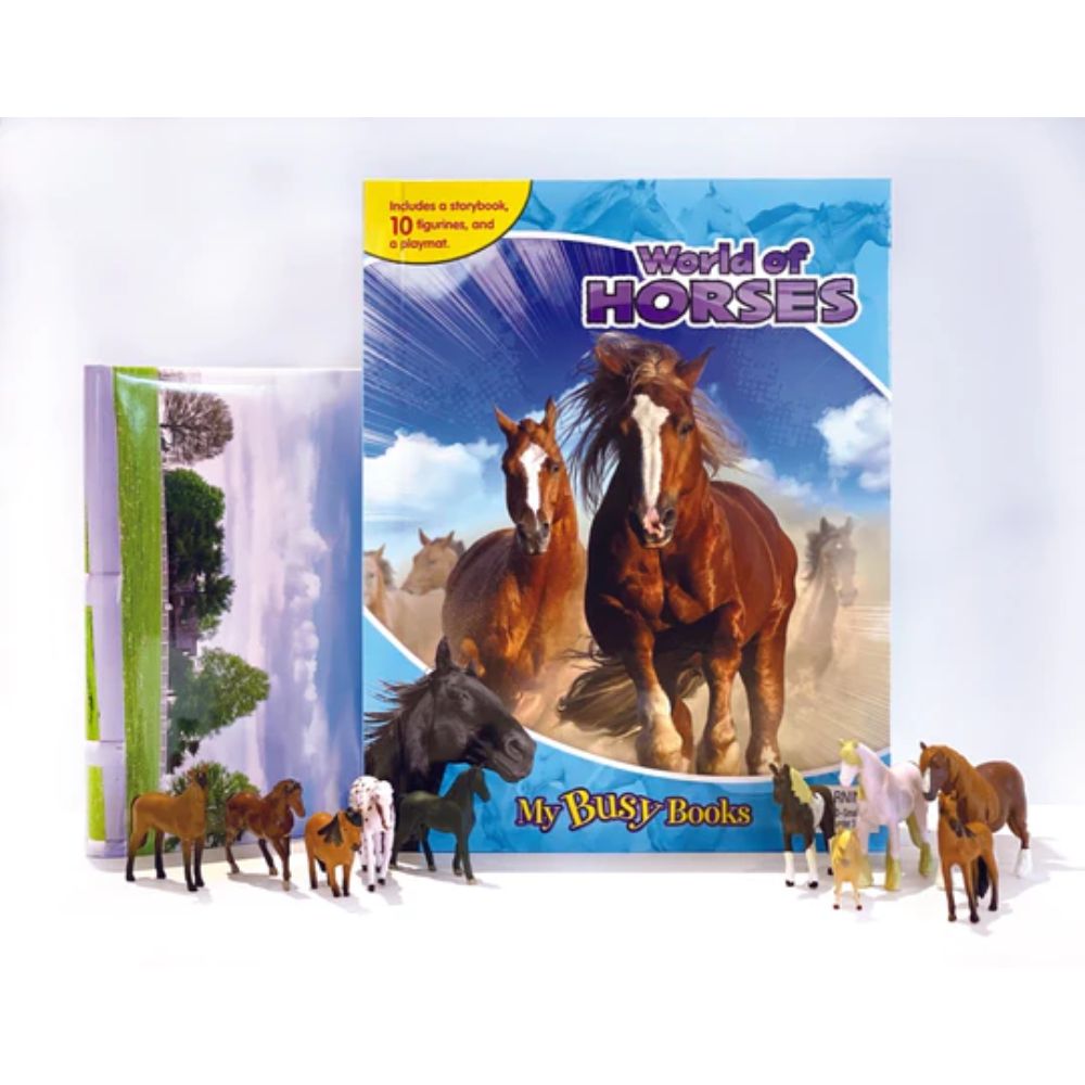 Phidal - World Of Horses My Busy Books