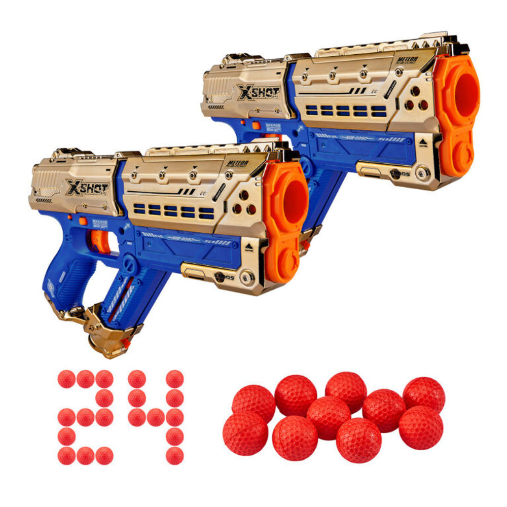 X-Shot Chaos Royale Edition 2PK Meteor Round Blaster (24 Rounds)  Image#1