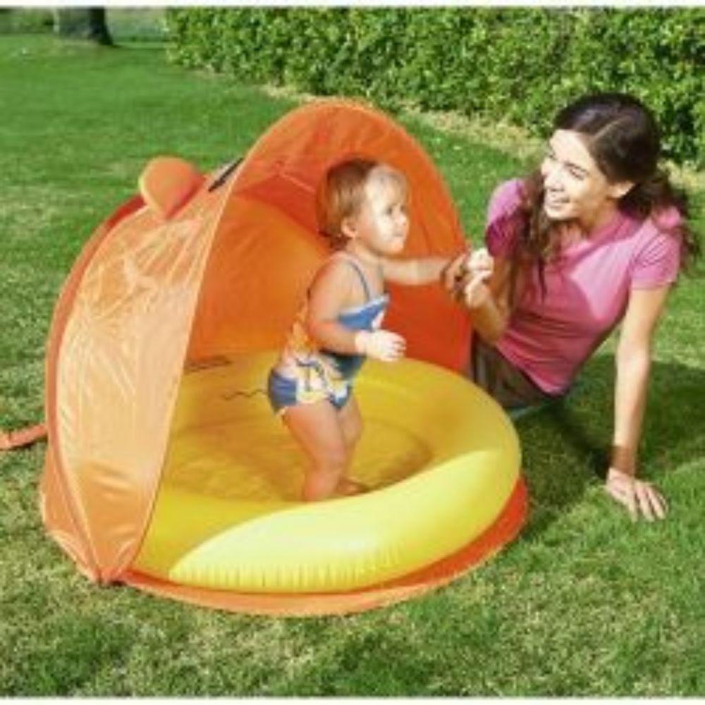 Bestway UV Careful 97cm x 97cm x 74cm Play Pool With Twist’N Fold Tent Bestway UV Careful 97cm x 97cm x 74cm Play Pool With Twist’N Fold Tent