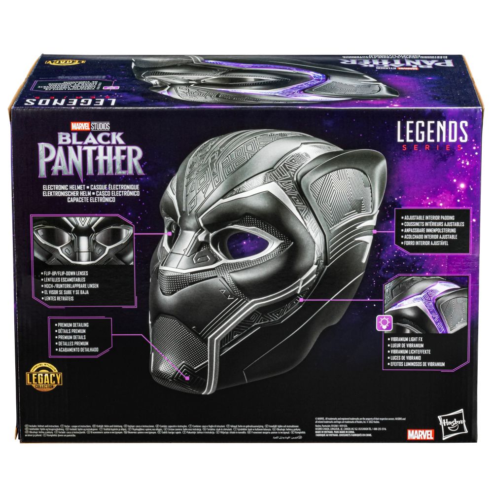 Marvel Legends Series - Black Panther Electronic Role Play Helmet Marvel Legends Series - Black Panther Electronic Role Play Helmet