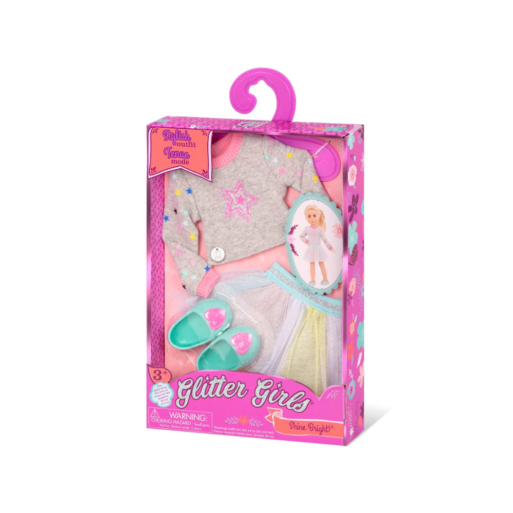 Glitter Girls 14” Doll Tulle Skirt & Sweater Outfit  Image#2