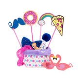 Glitter Girls Pegged Photo Booth Prop Set  Image#1