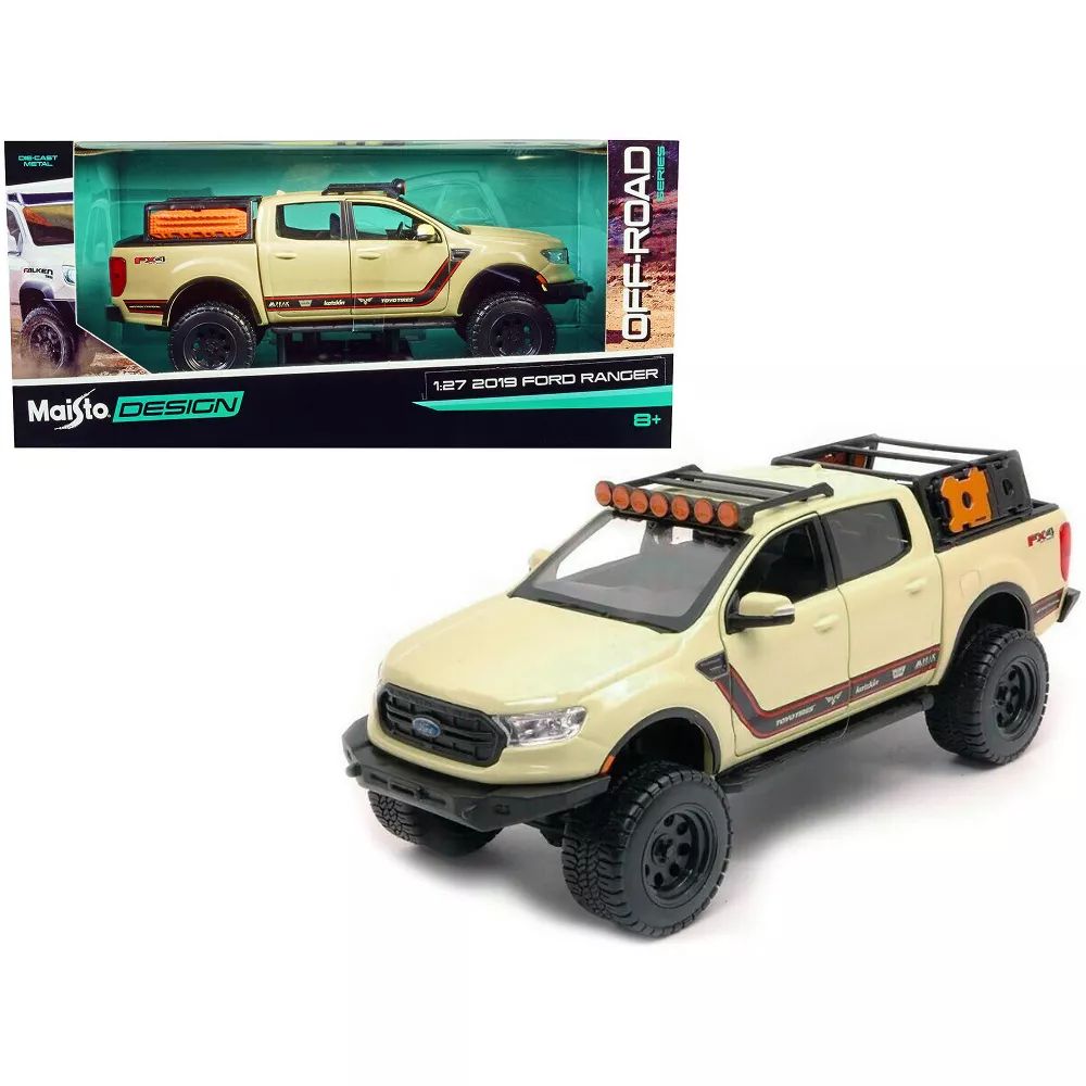 Maisto Die-Cast 1:27 2019 Ford Ranger Off-Road Series
