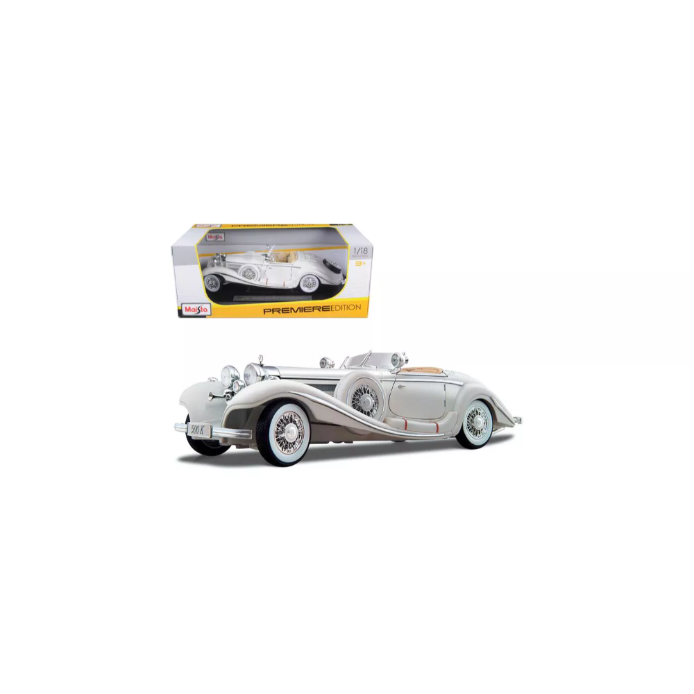 Maisto 1:18 1936 Mercedes Benz 500K Type Special Roadster Premier Edition  Image#3