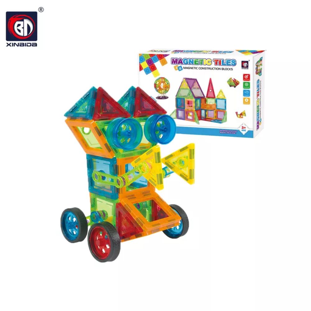 Xinbida Magnetic Blocks/Tiles 130 pcs