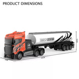 Crazon 2.4G 1:16 4CH Remote Control Truck R/C Oil Tanker Model